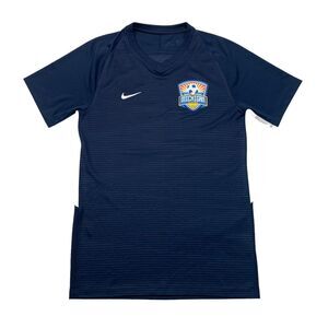 Nike Michigan Tigers Soccer Jersey Mens S Small Navy Blue Tiempo Premier Dri Fit